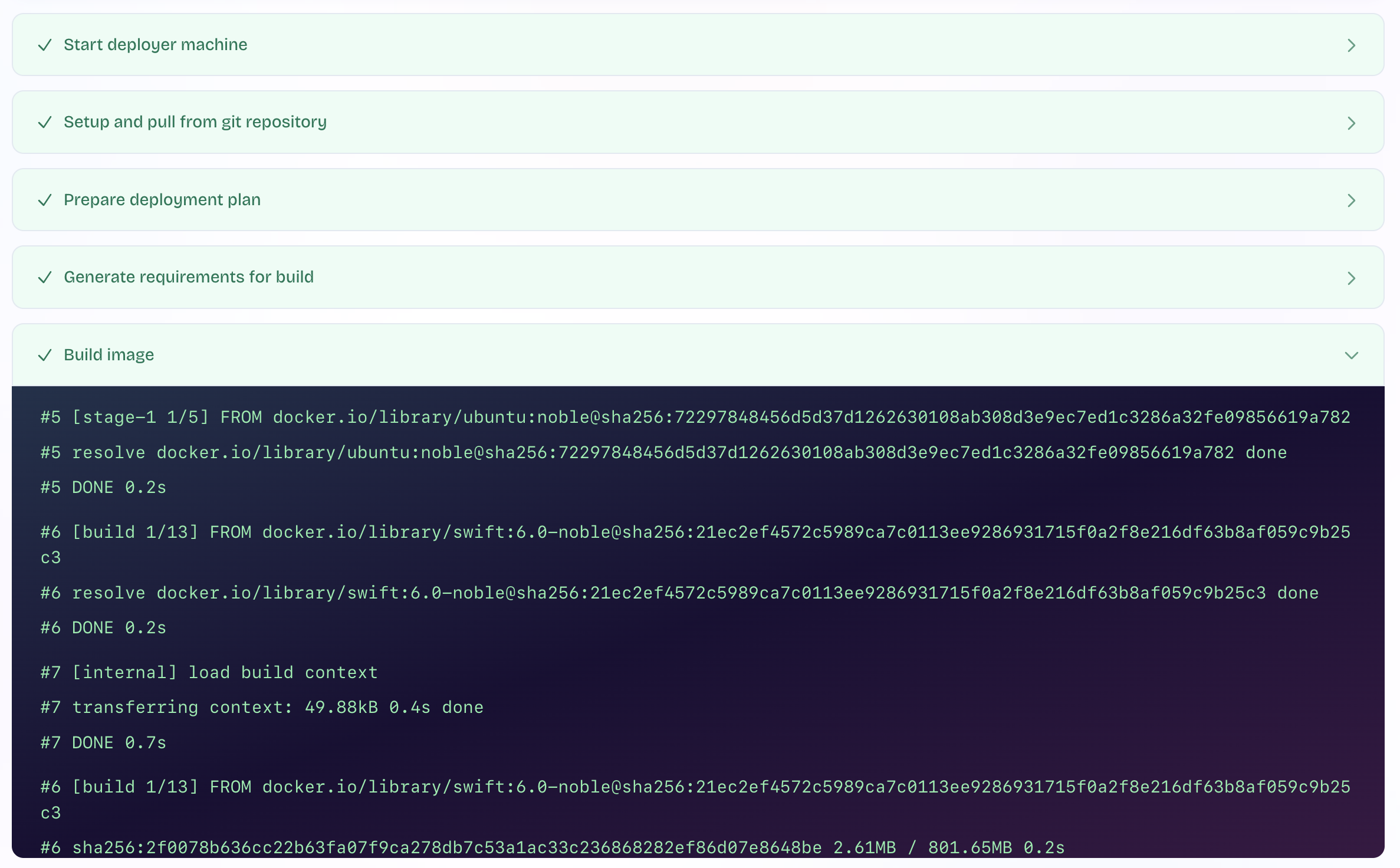 Building the app for the first time Building the app for the first time