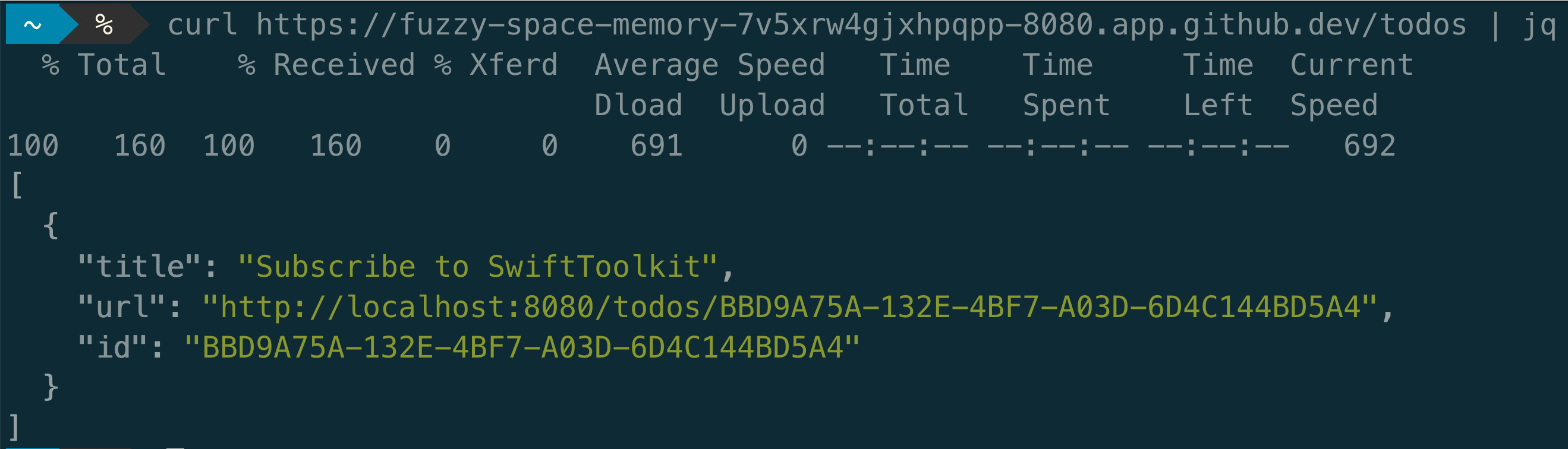 Your todo in the list Your todo in the list