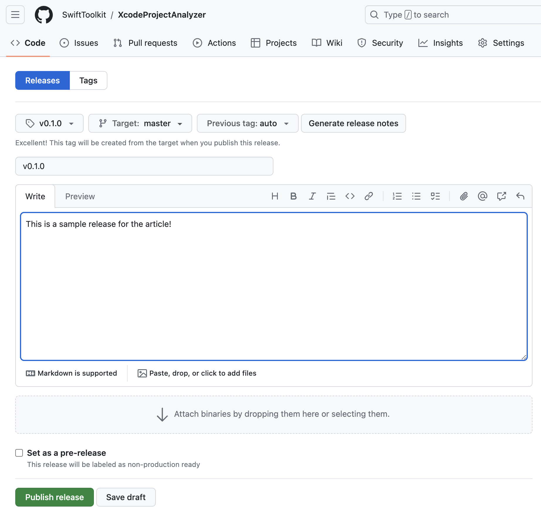 Exciting, the first release! Exciting, the first release!