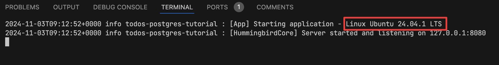Linux, not macOS! Linux, not macOS!