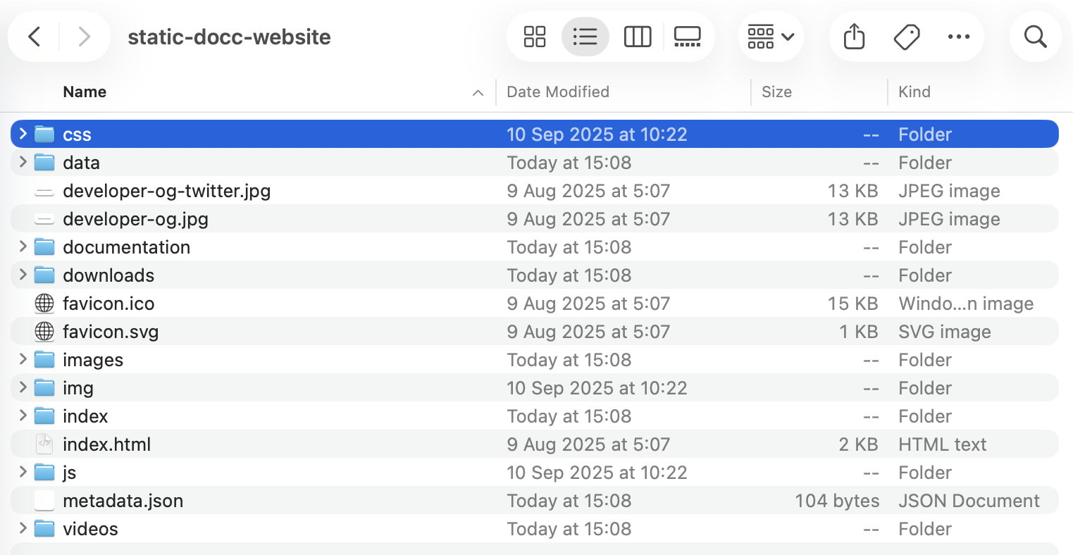 The contents for the static website with SwiftLint's DocC reference The contents for the static website with SwiftLint's DocC reference