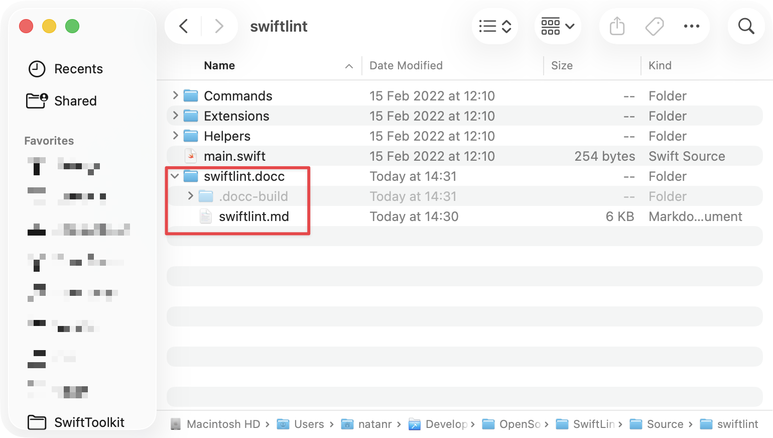 The DocC directory for SwiftLint The DocC directory for SwiftLint