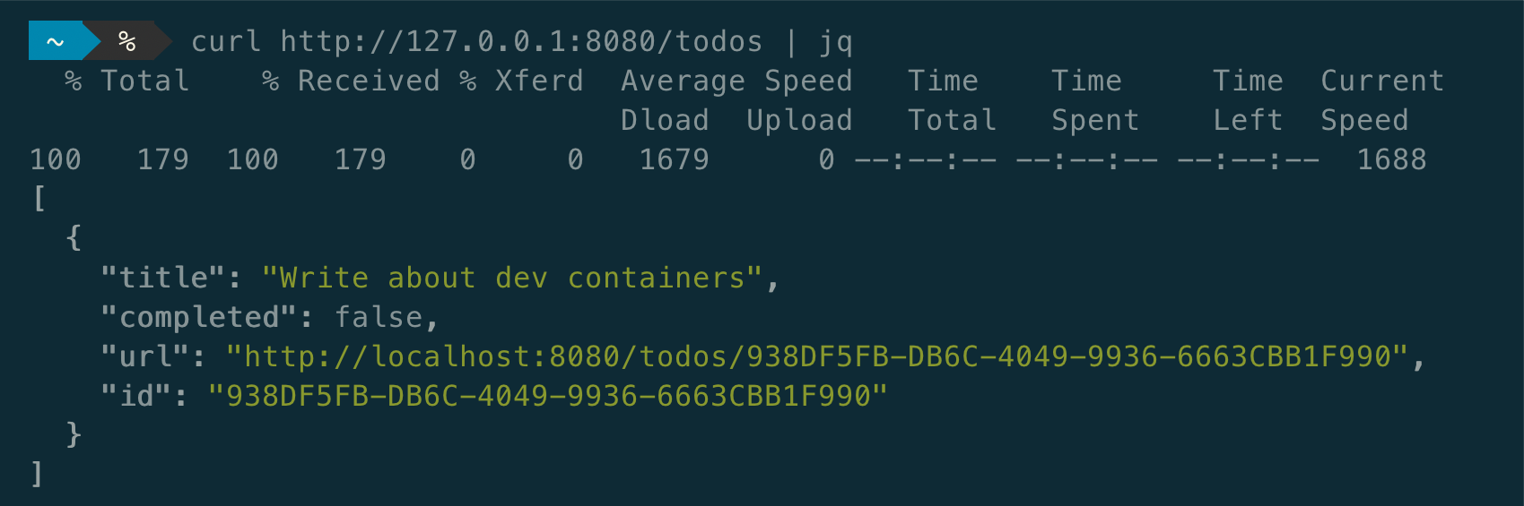 All your todos, straight from a fresh Dev Container! All your todos, straight from a fresh Dev Container!