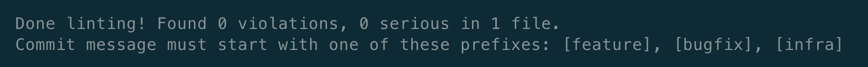 Invalid commit message Invalid commit message